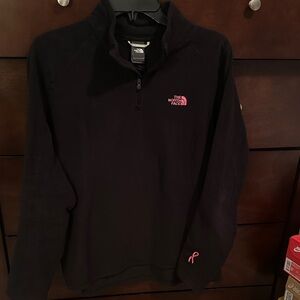 The North Face Pullover w/ Pink Breast Cancer Ribbon